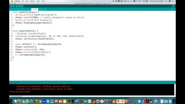 E-Paper + ESP8266 Tutorial - Easy Text & Images смотреть онлайн
