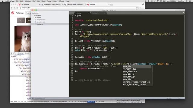 Scraping Data with PHP, Part 5: Pulling Just the Elements смотреть онлайн