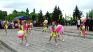 Танец с мячами. Антре .Руководитель Светлана Марченко.