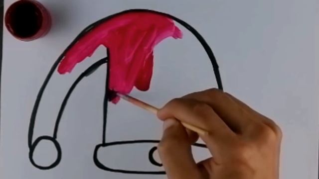 Drawing a hat picture for kids/Рисуем картинку шляпы для детей/Bolalar uchun qalpoqcha rasm chizish смотреть онлайн