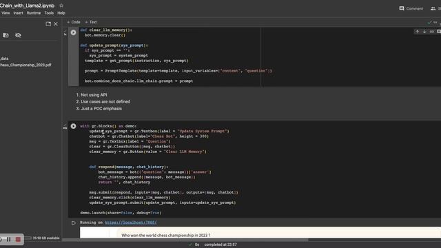 Create a ChatBot in Python Using Llama2 and LangChain - Ask Questions About Your Own Data смотреть онлайн