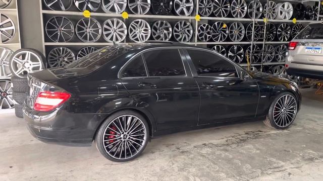 Mercedes C180 2010 nas 20” pneus 225/35R20 смотреть онлайн