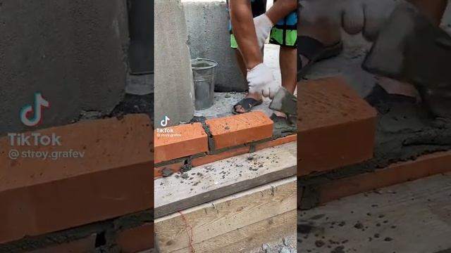 кладка кирпича