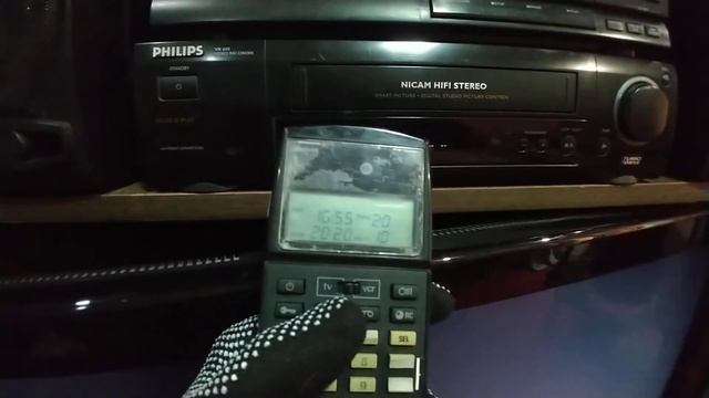 Philips VHS time. настройка часов не включая тв. смотреть онлайн
