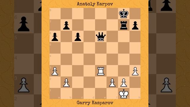 Kasparov Vs Karpov | World Championship Match, Game 48, 1984/85 #chess #chessgame