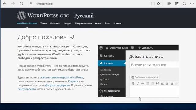 Установка Wordpress на Windows смотреть онлайн
