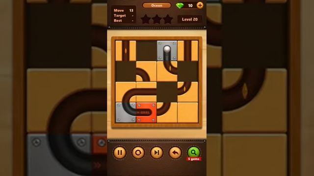 Unroll Ball Game - Level 1-30 смотреть онлайн