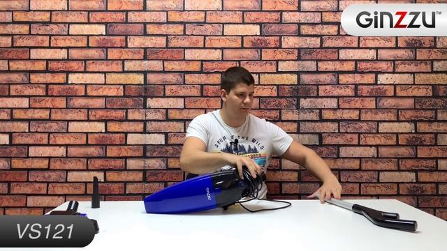 Обзор на вертикальный, проводной 2в1 пылесос от GINZZU. Model: VS121. смотреть онлайн