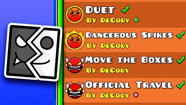 Я прошёл ВСЕ уровни Декоди в Geometry Dash!