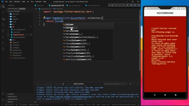 Flutter Soccer Live Score App смотреть онлайн