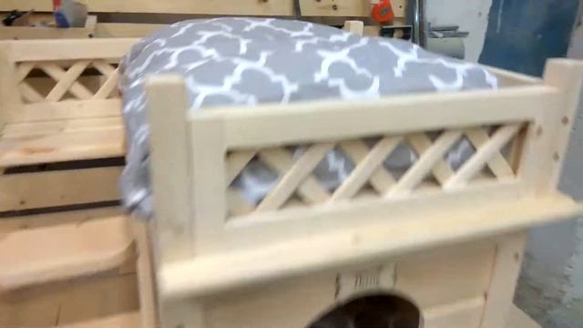 Домик для маленьких собак с верандой "Небо" смотреть онлайн