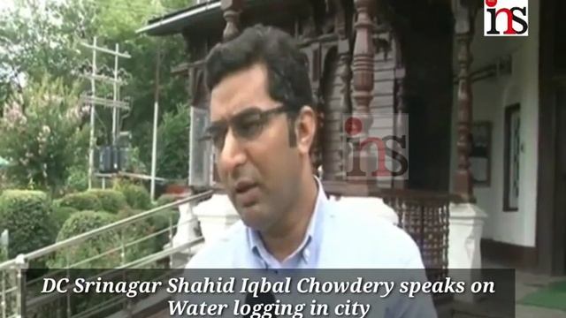 DC Srinagar Shahid Iqbal Chowdery speaks on Water logging in city... Report : Firdous Elahi смотреть онлайн