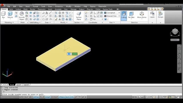 autocad 2012 tutorial command presspull(greek) смотреть онлайн