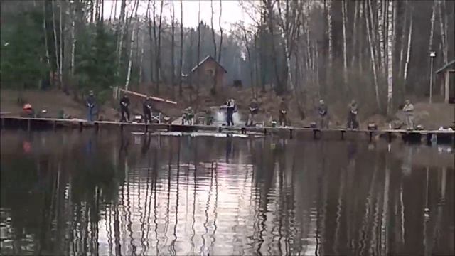 Форель на запуске ловят не только на железо. Клёвое место, Лосиный остров, спорт-зона. смотреть онлайн