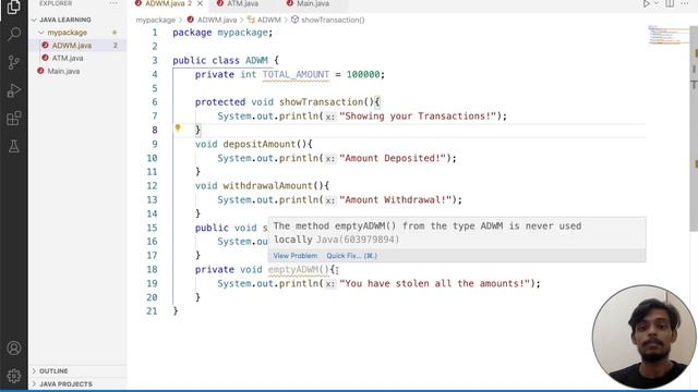 Access Modifiers in Java | Private access modifier | Default access modifier in #hindi смотреть онлайн