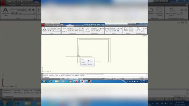 Chamfer Command in Autocad(2009) shortcut смотреть онлайн