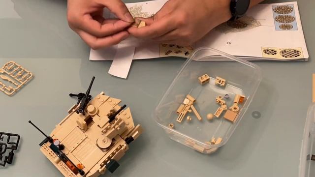 Lego/Sluban #M38-B0893 USA M1A2 Abrams Main Battle Tank - Speed Build & Pictures смотреть онлайн