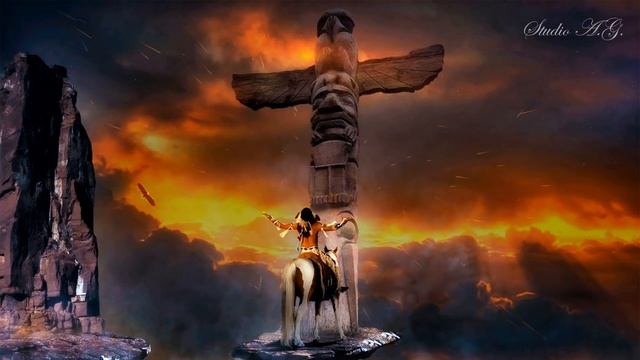 Native American Indian Flute Music - Shamanic Music. Spiritual Vocal. смотреть онлайн