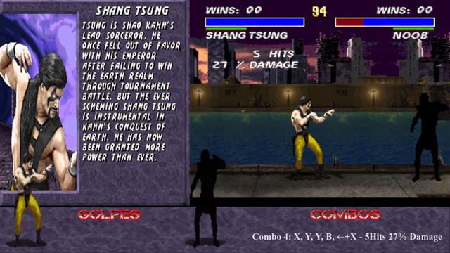 Aprenda como fazer combos do Shang Tsung no Ultimate Mortal Kombat 3 смотреть онлайн