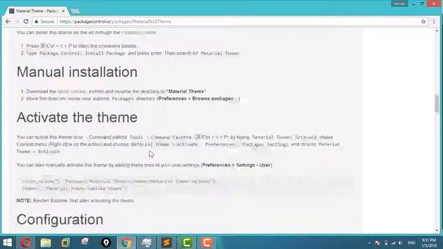 How to change & install themes in Sublime Text смотреть онлайн