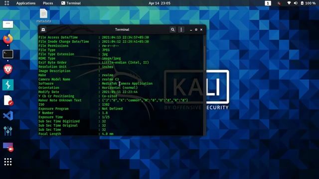 Extracting metadata from files using exiftool | Information Gathering смотреть онлайн