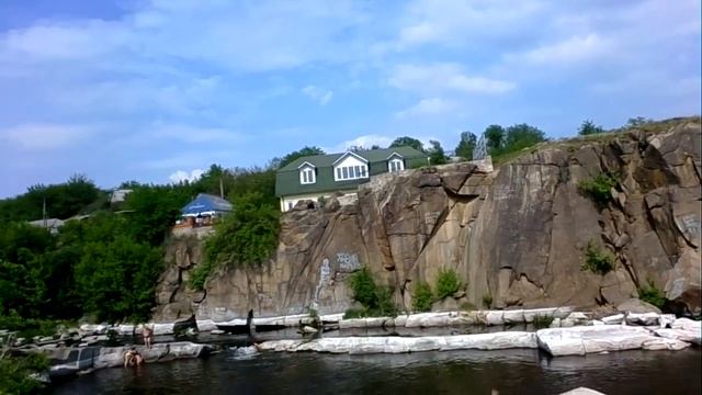 пейзаж реки Рось,что протекает в городе Богуслав смотреть онлайн
