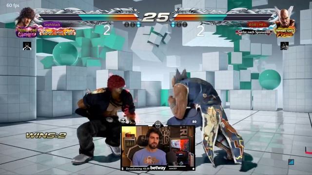 First to five set - Hyperbolic timechamber #6 - Sephiblack (Miguel) vs HK Jr. (Heihachi) смотреть онлайн