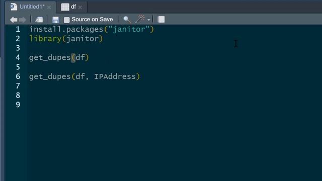 R Tutorial: Identifying duplicates in a data set смотреть онлайн