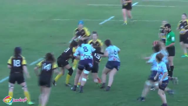 Rugby à Mont de Marsan : les Pachys d'Herm contre le stade Montois смотреть онлайн
