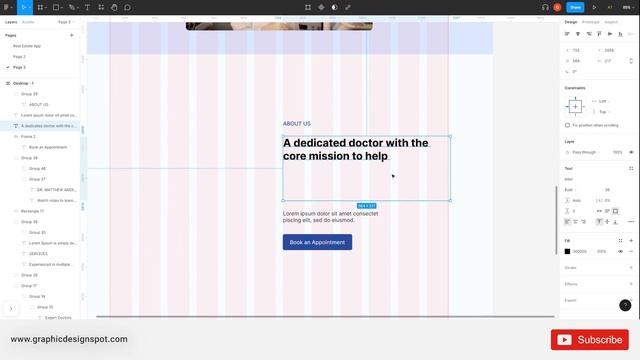 landing page UI design tutorial I Figma (Health Care Landing page) смотреть онлайн