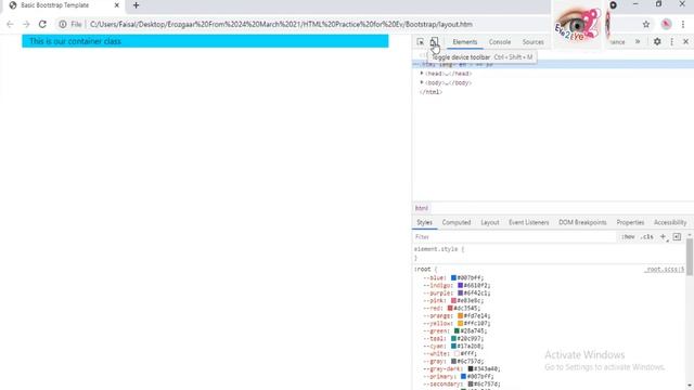 |how to use bootstrap| | making HTML file as bootstrap template file | tutorial#1,lecture # 1 eye2y смотреть онлайн