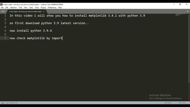 How To Install Matplotlib In Python 3.9 (Windows 10) смотреть онлайн