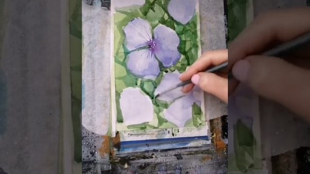 Как нарисовать цветы... смотреть онлайн