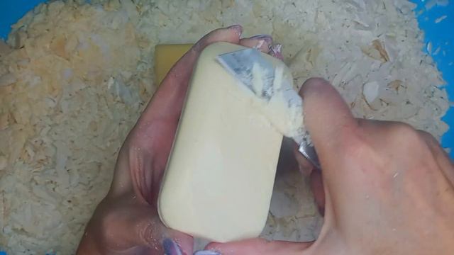 ASMR cutting white soap without sound the microphone failed/😭 резка🤍 мыло без звука подвёл микрофон смотреть онлайн