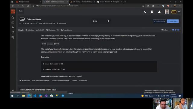 Algoritmik misollar yechishni o'rganamiz. Ilk algoritmlar bo'yicha darslar turkumi | Codewars 6-dar смотреть онлайн