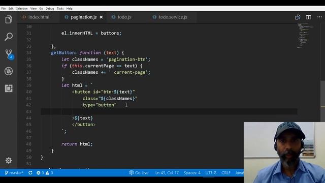 Build a Todo Application using JavaScript- Pagination - Part - 3 смотреть онлайн