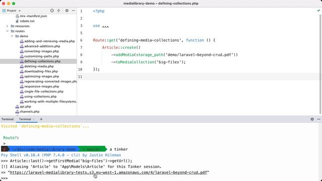 07. Defining Media Collections - Laravel Media Library смотреть онлайн