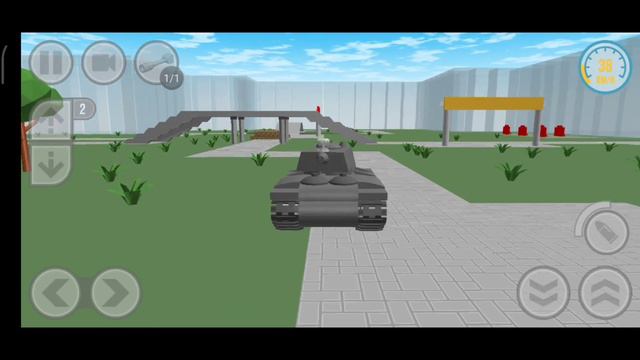 КВ 1, танк-герой в Draw Bricks смотреть онлайн