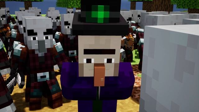 Villager Vs Pillager Life Ep 8 - Minecraft Animation смотреть онлайн