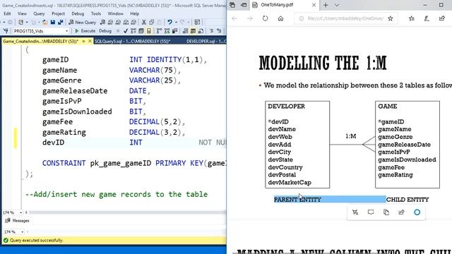 Where Should the Foreign Key Be Placed? Modelling and Table Design смотреть онлайн
