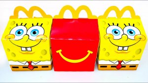 ОЧЕНЬ Много СПАНЧБОБА - Губка БОБ в Хэппи Мил из Макдональдс