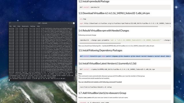 Install Oracle VirtualBox 6.1.18 on Fedora 33 [kernel 5.10] смотреть онлайн