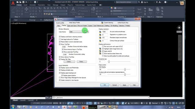 AUTOCAD 2021 EĞİTİMİ - Grafik Kartı Sebebiyle Oluşan Çizgileri (Graphics Card issues) смотреть онлайн