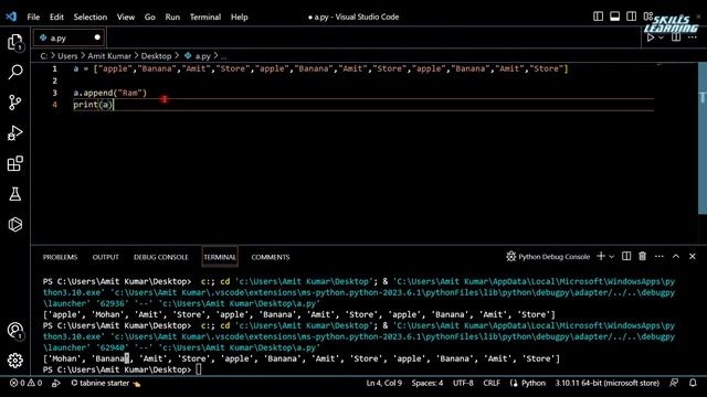 Lecture - 06 What is the syntax of list in Python?,What is list and list methods in Python? смотреть онлайн