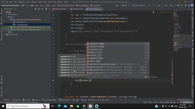 How to Encrypt and Decrypt a File in Android Studio Kotlin смотреть онлайн