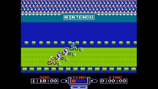 Excitebike. NES. Longplay