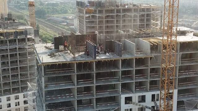 ЖК «Большая Очаковская 2». Облет 24 июня 2021 г. смотреть онлайн