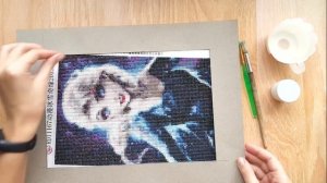 Подбор рамки для АЛМАЗНОЙ вышивки. Делаю паспарту