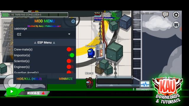 TESTANDO UM NOVO MOD MENU AMONG US 2022! 2022.4.19 ATUALIZADO DO Axey смотреть онлайн
