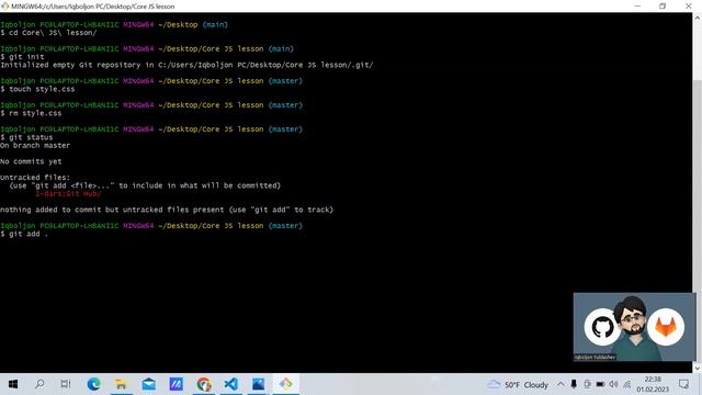 Git Hub va Git haqida umumiy tushuncha! | Real Education IT academy lessons by Yuldashev Iqboljon смотреть онлайн